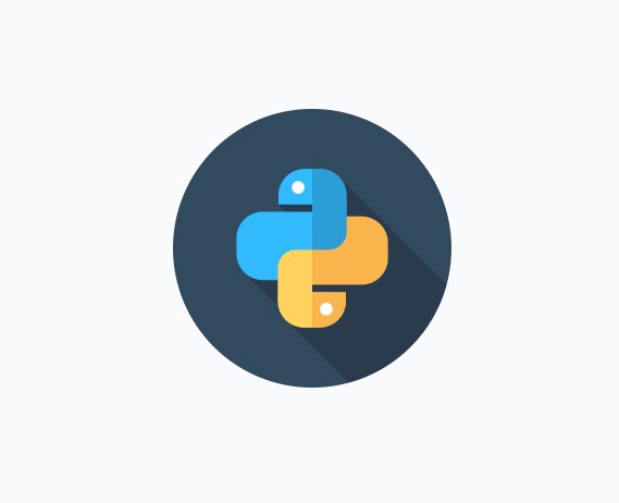 Python programming language logo